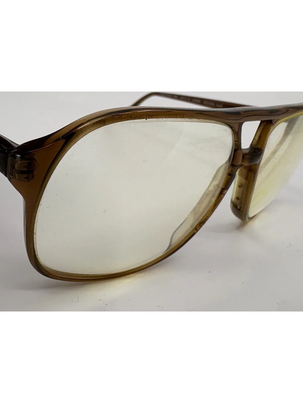 Stetson 39N Brown Hue Eyeglasses Frame Only 58-16 145mm China Vintage